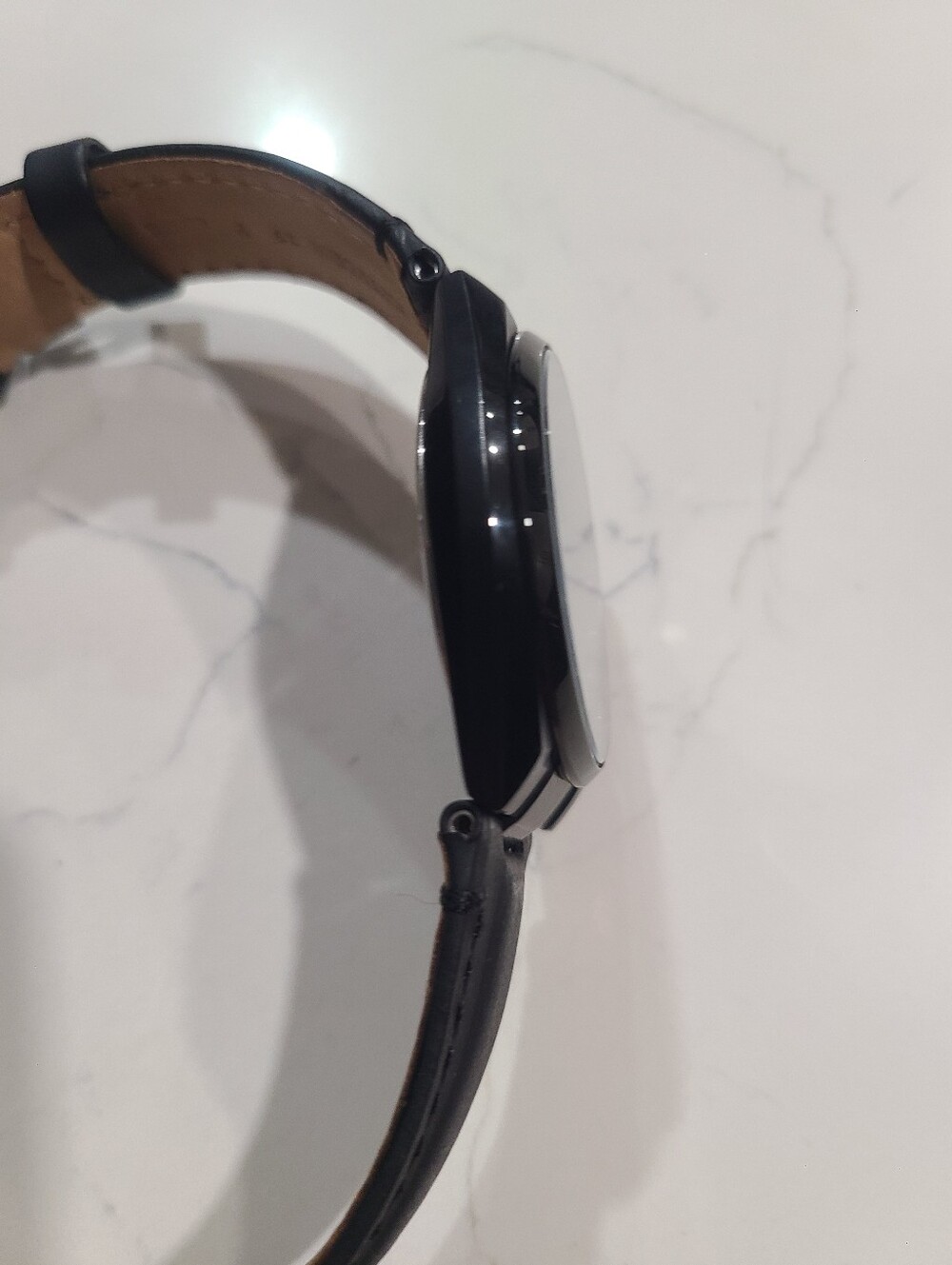EUC ECO-DRIVE CITIZEN WEEKENDER WATCH BLACK LEATHER STRAP AW1135-19E - Picture 11 of 16
